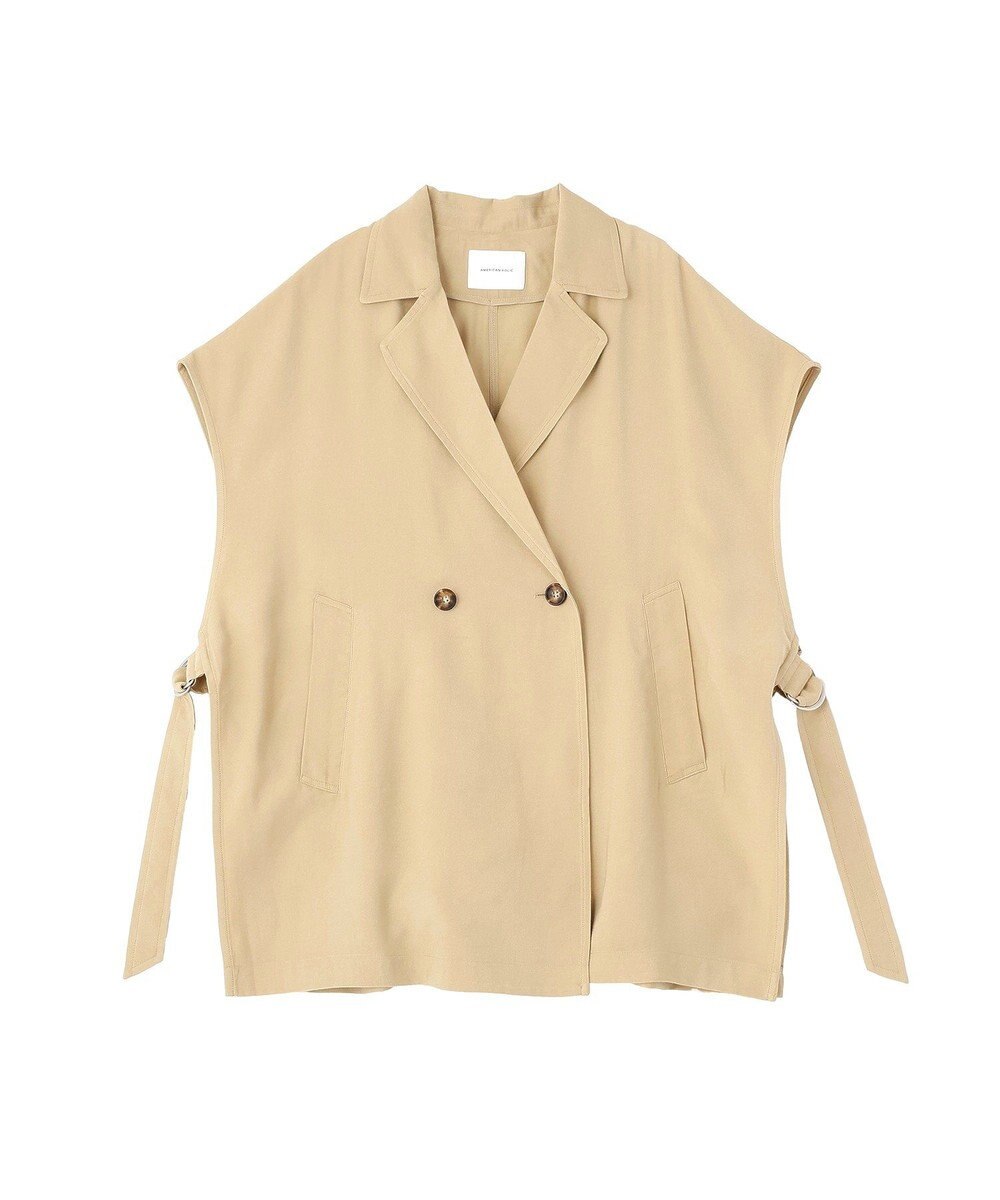 AMERICAN HOLIC 【花粉防止加工】サイドスリットベスト 