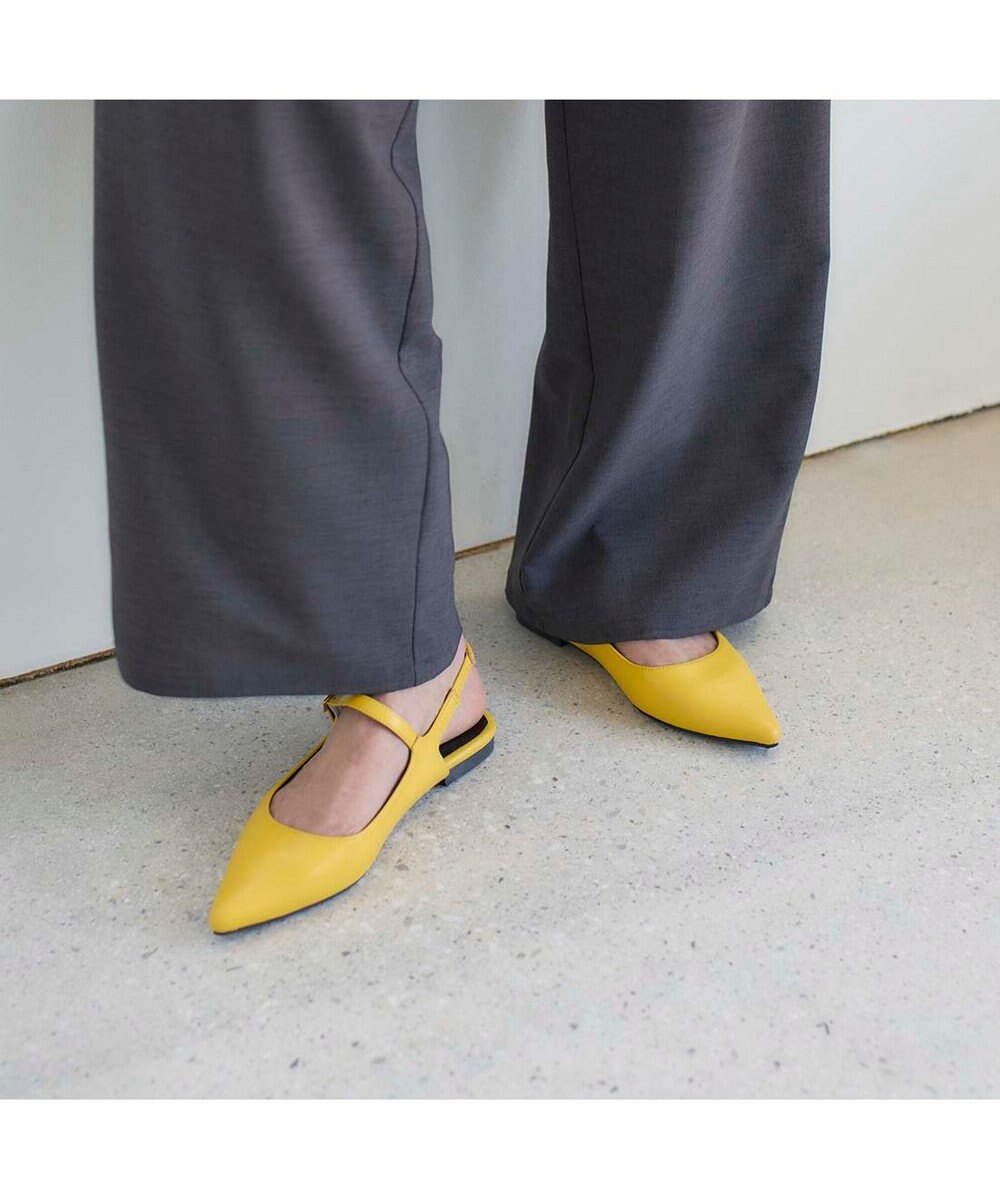 MODE ET JACOMO <noyau>ポインテッドトゥバックベルトパンプス 