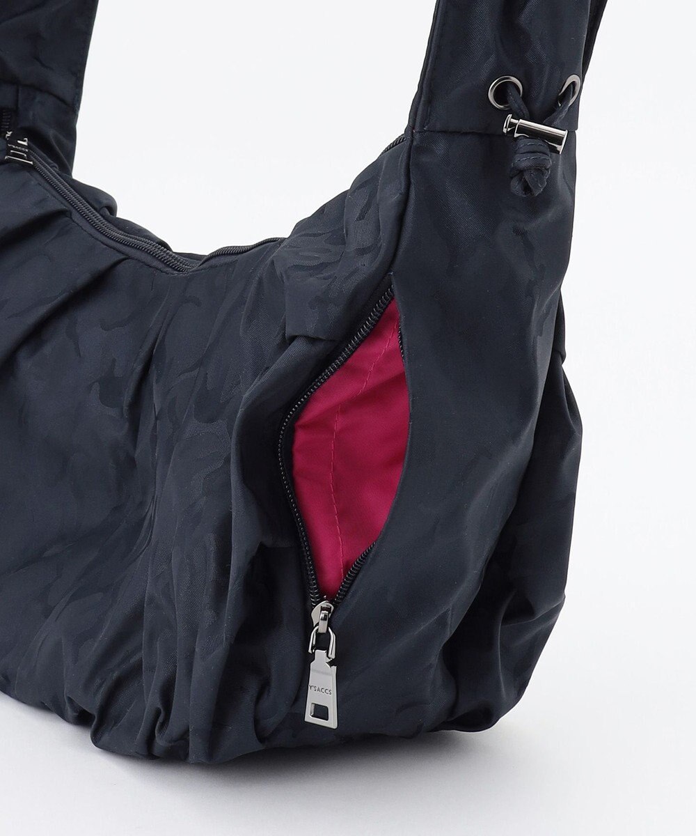 Y'SACCS 迷彩ジャカードシャーリングショルダーバッグ 