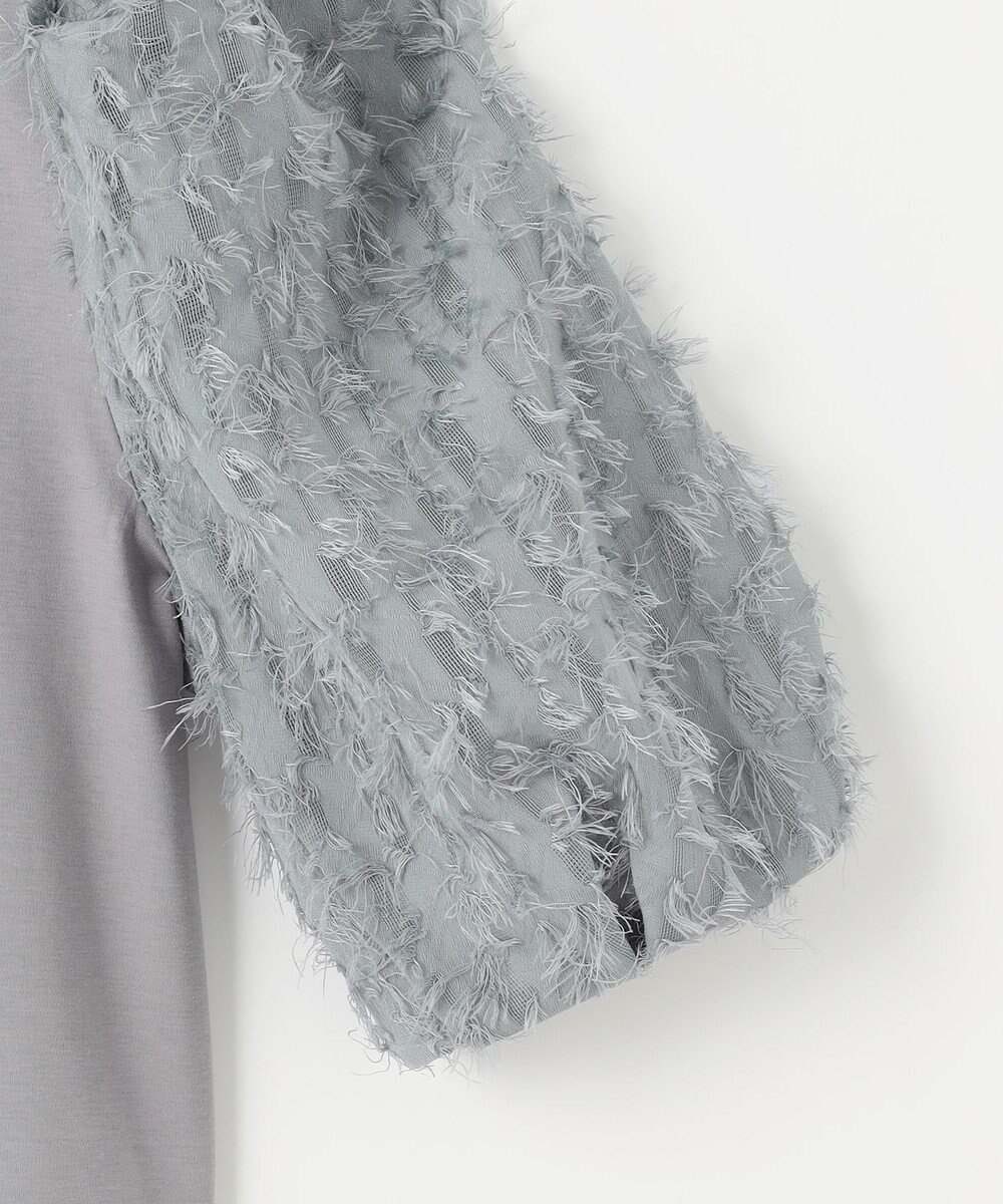 ANY L シルケットスムースジャガードスリーブプルオーバー 