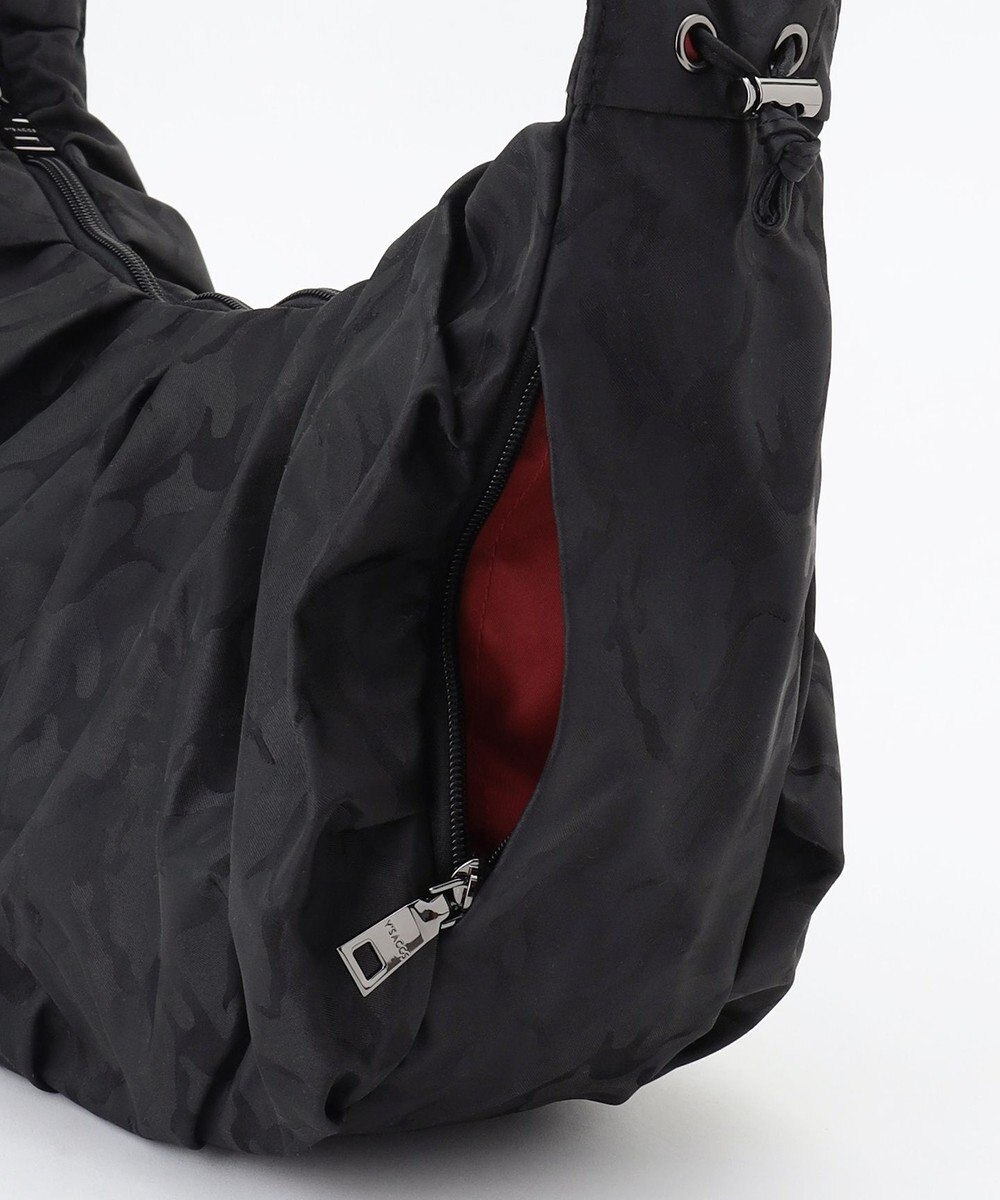 Y'SACCS 迷彩ジャカードシャーリングショルダーバッグ 