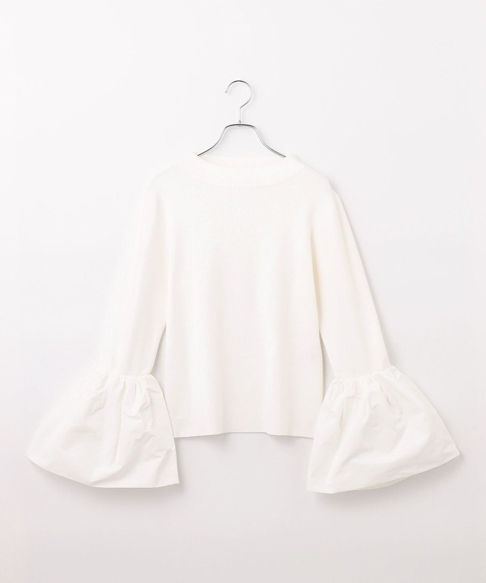 #Newans 【洗える】コンビネーションベルスリーブニット 