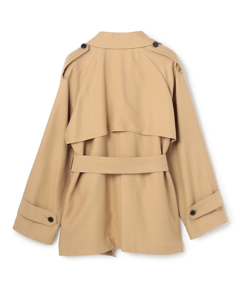 BEIGE， VESZELYITE / ラップショートトレンチコート 