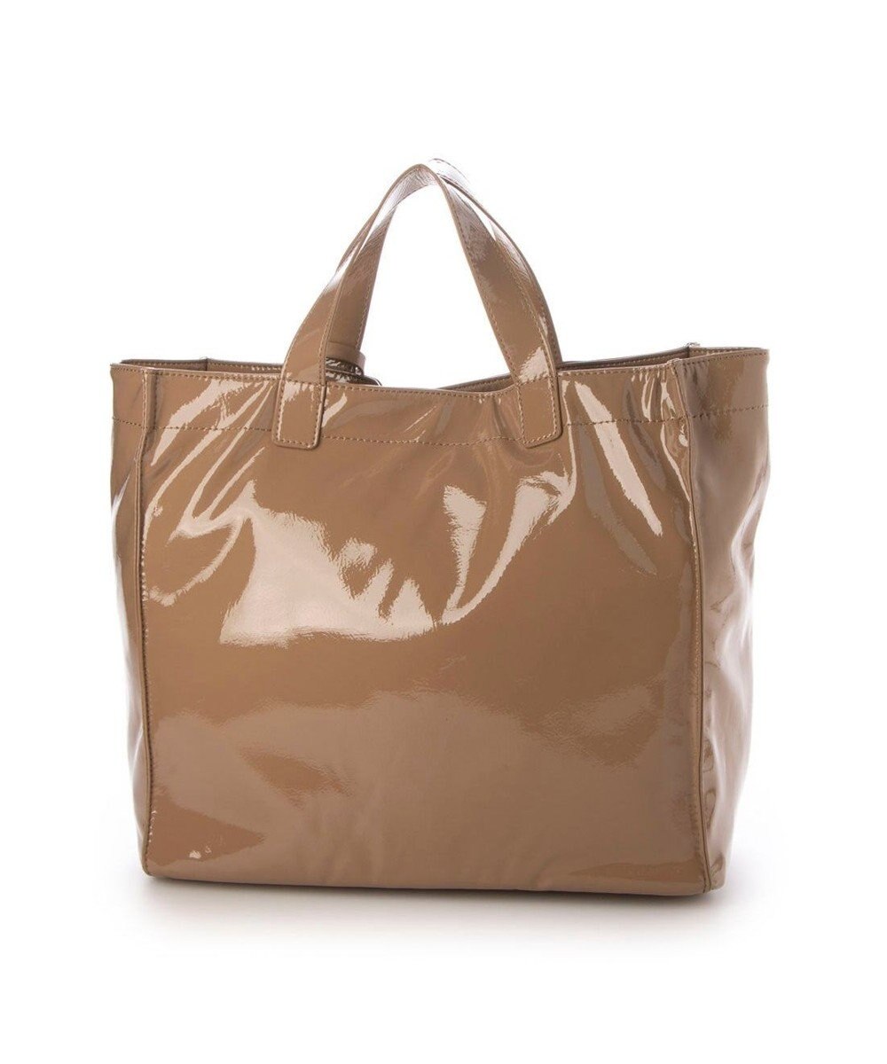 UNBILLION カシュカシュ cachecache / ソフトエナメルスクエア手提げトート 