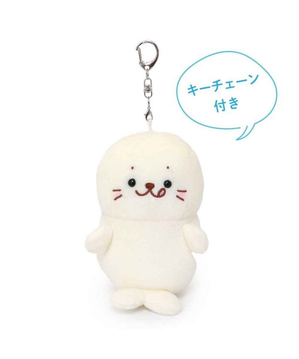 Mother garden しろたん ついてきちゃう ぬいぐるみ キーホルダー 《ぺろりついたん》 