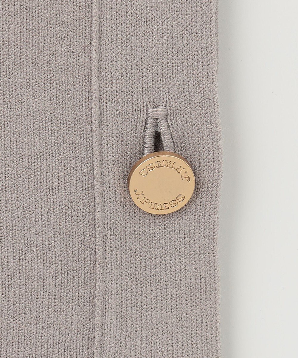 J.PRESS LADIES 【洗える】 レーヨンストレッチフルニードル ニット 