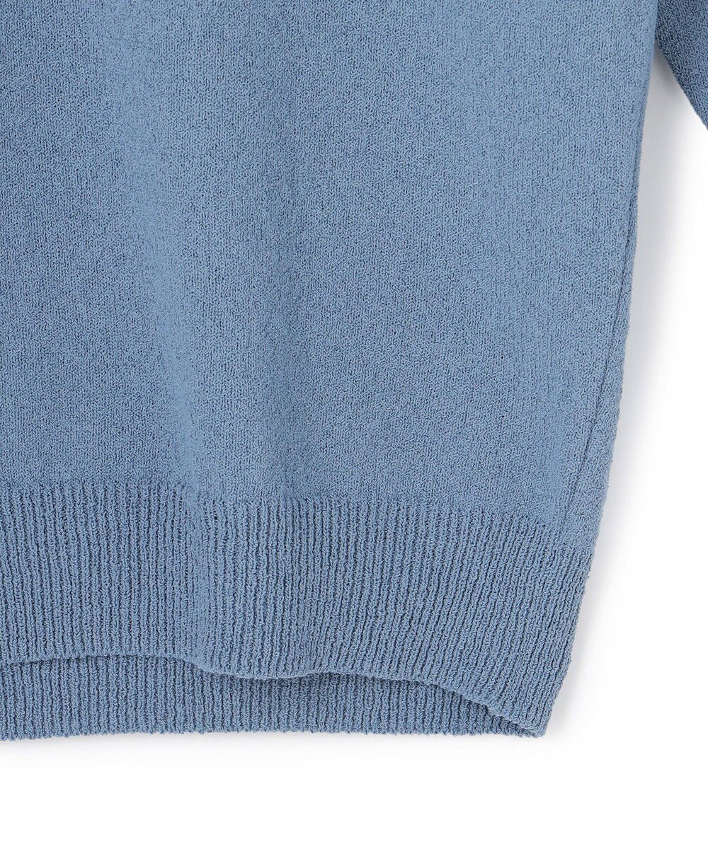 J.PRESS MEN ミックスブークレ スキッパーポロシャツ 