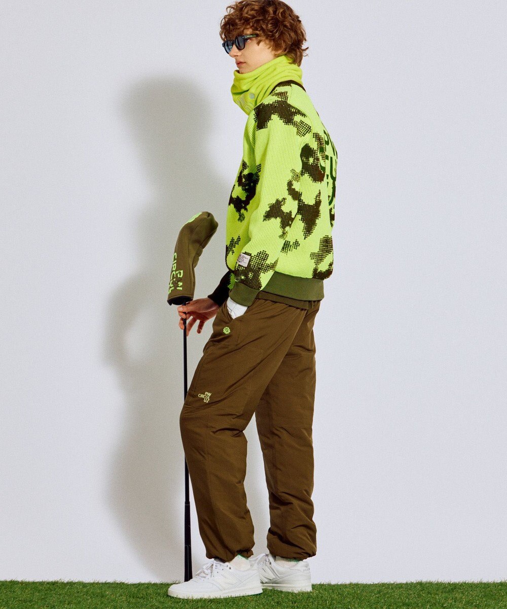 PW CIRCULUS 【MEN】Spark dot camouflage 軽量ニット ゴルフ 
