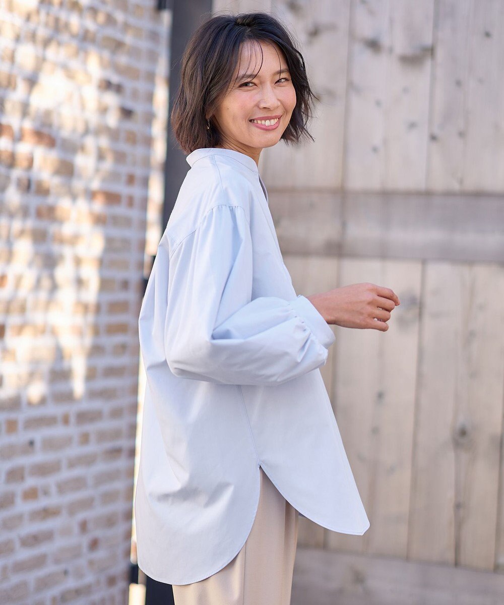 ANY 【WEB限定】【UVカット/抗菌防臭/速乾】エニィファンクション　スキッパーブラウス 