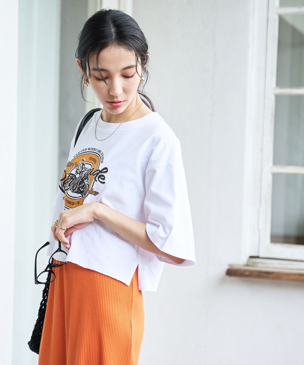 WEGO 【新色追加/手洗い可】グラフィックショートT 