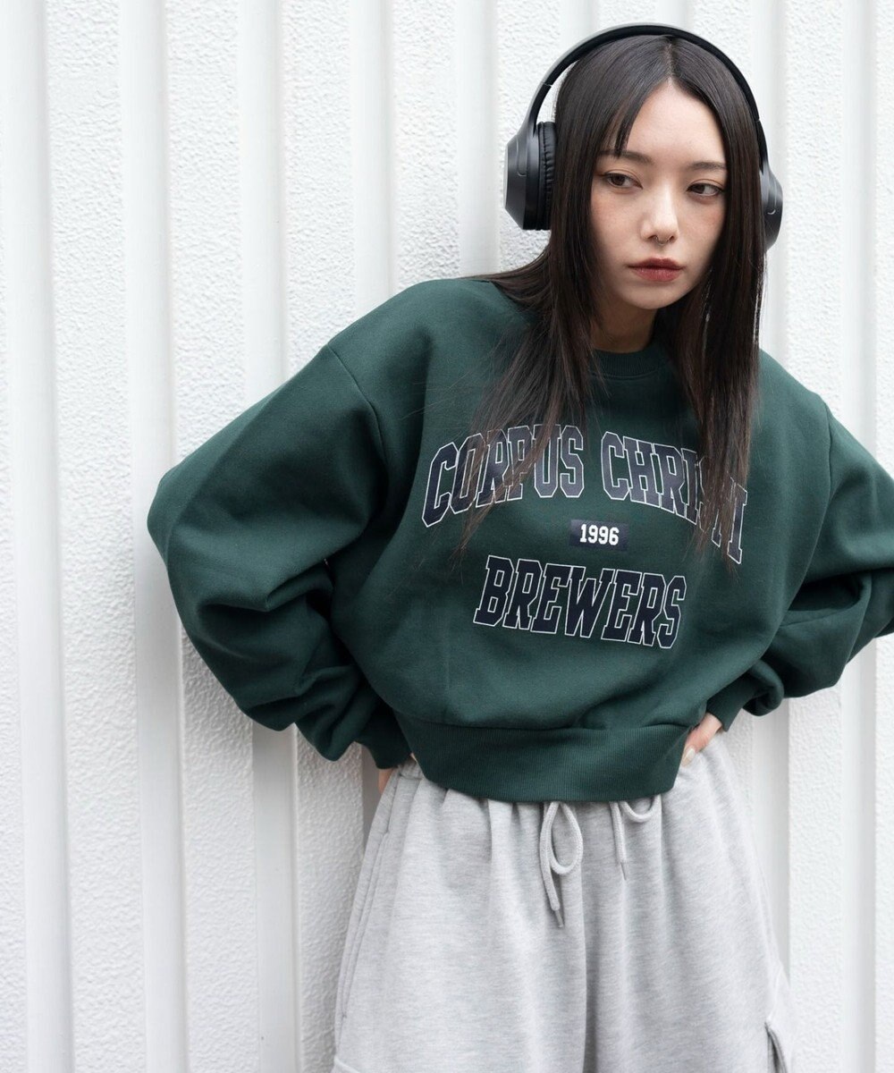 WEGO 【暖かい/裏起毛】裏起毛グラフィックスウェット 