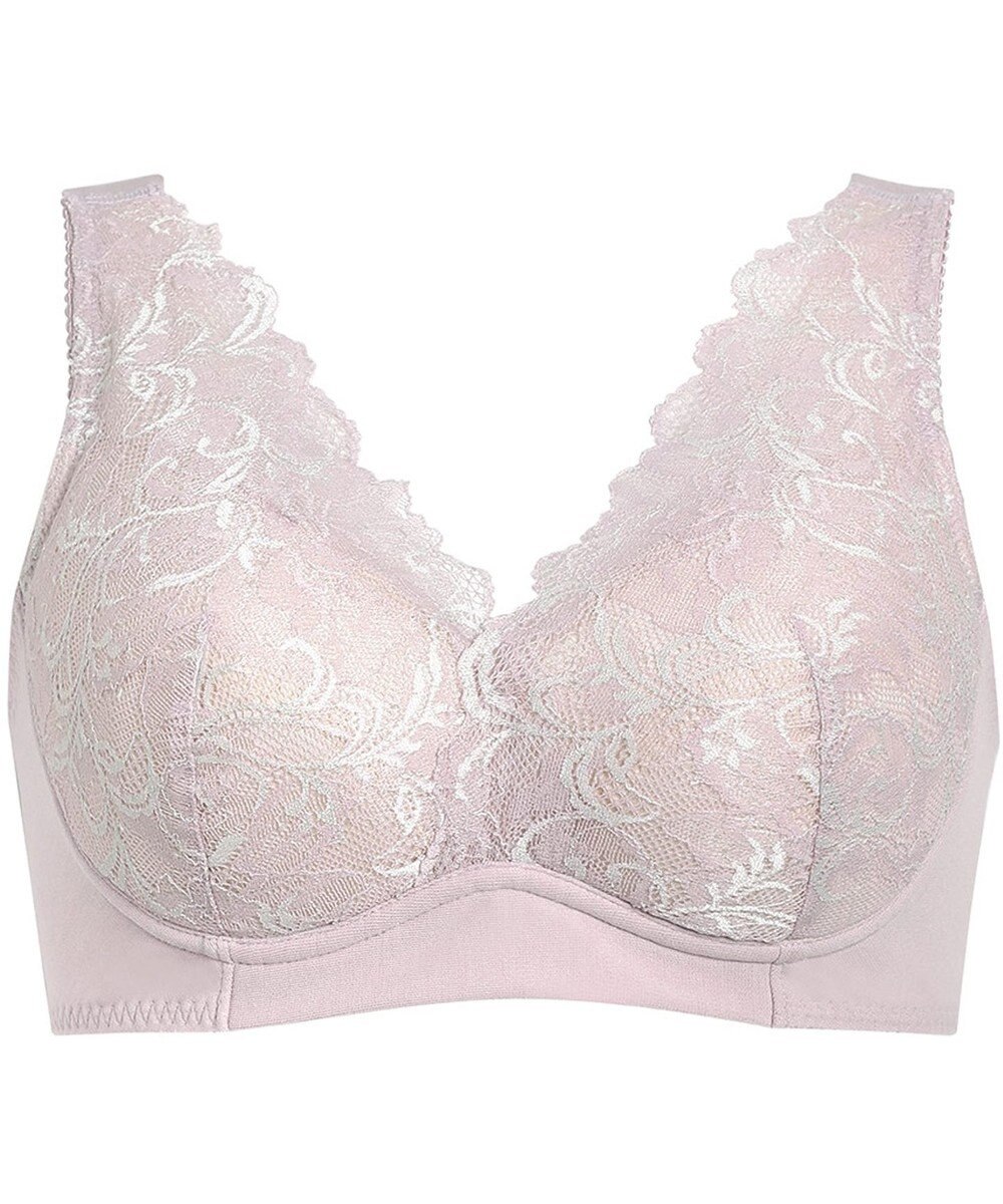 Wing ノンワイヤーブラ 着脱しやすい つけごこちがラク まるみのあるシルエット 【着脱らくらくブラ】 3Lまで対応 大きいサイズ NB4040 ウイング／ワコール 