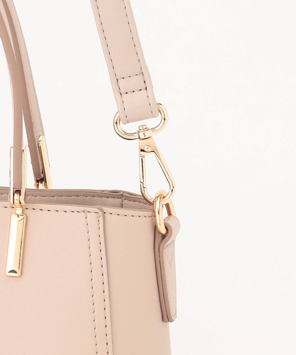 ANY SIS 【2WAY】スクエアミディトート バッグ 