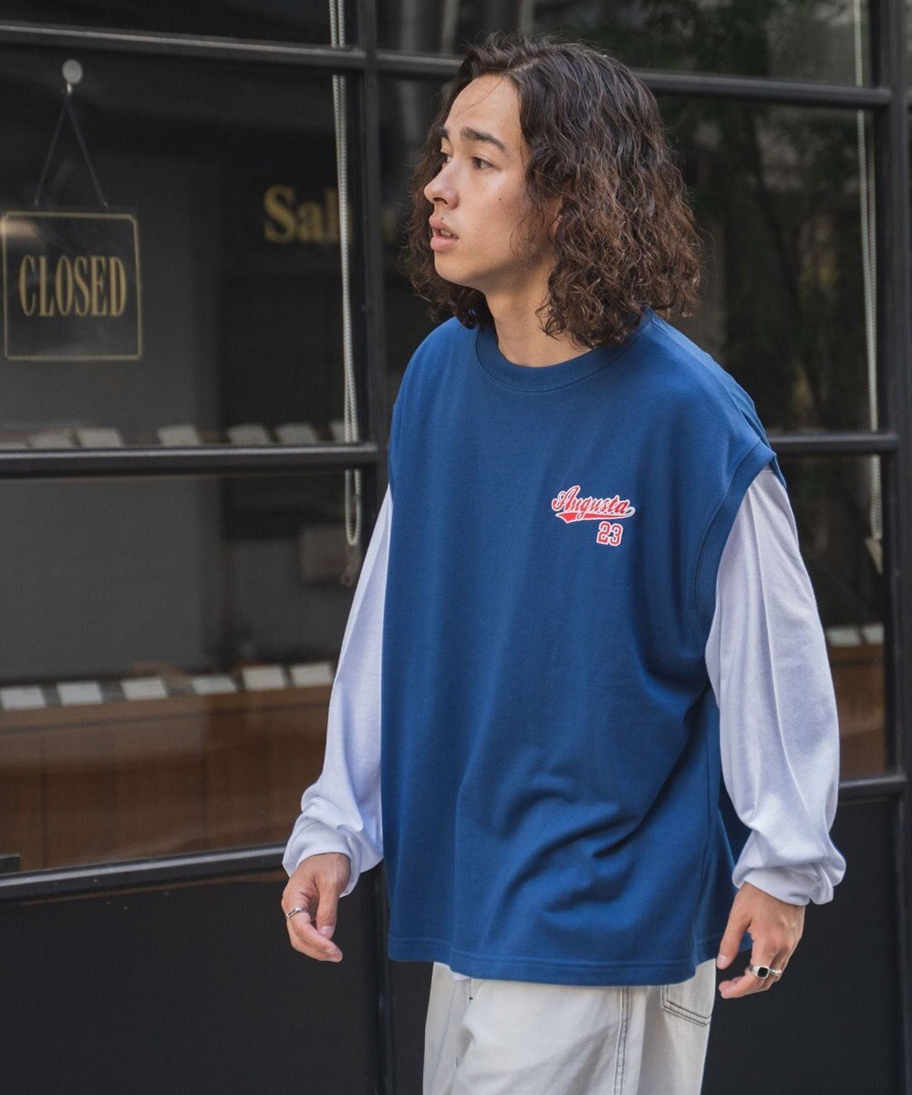 WEGO アンサンブルスウェットベストロンT 