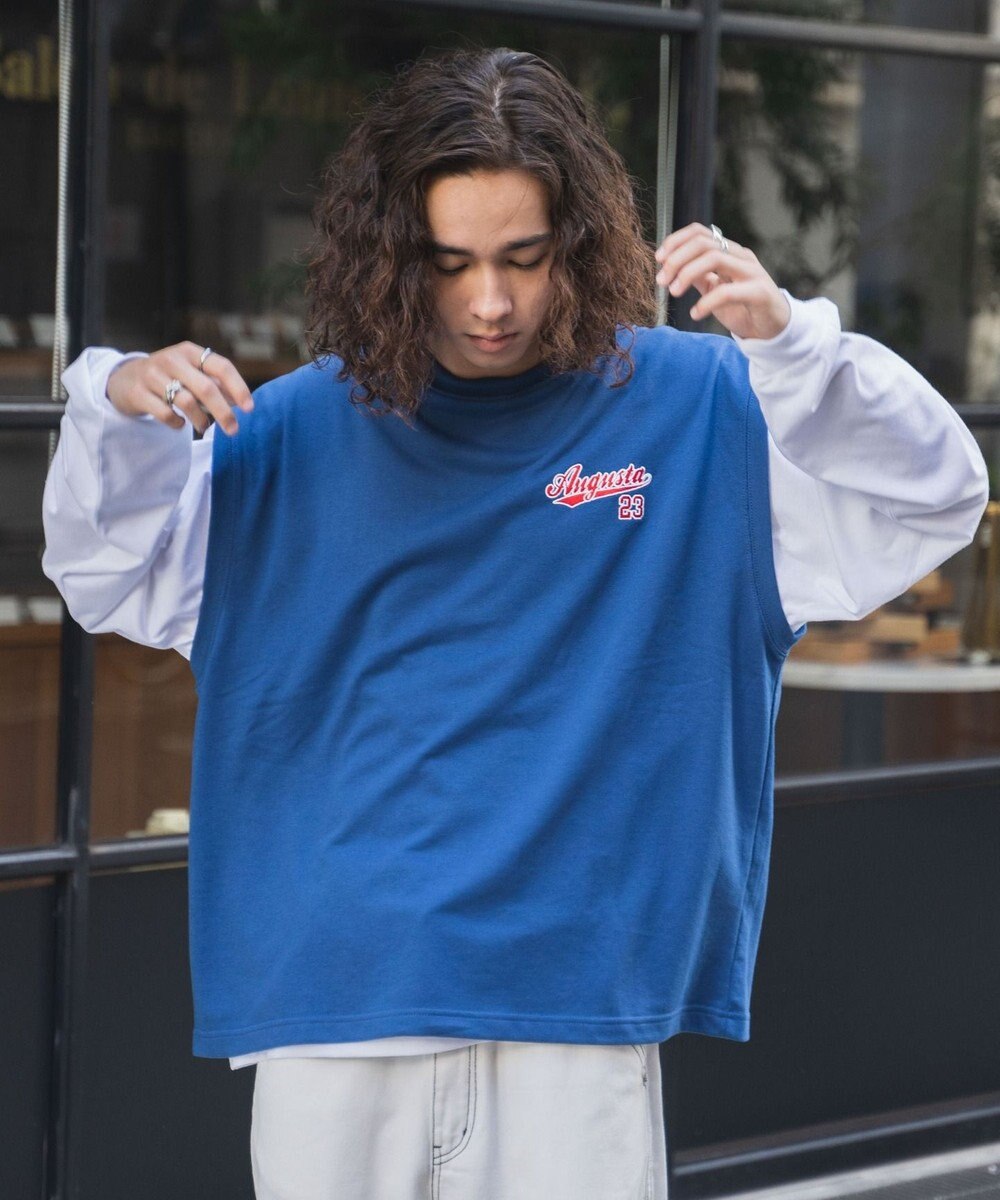 WEGO アンサンブルスウェットベストロンT 