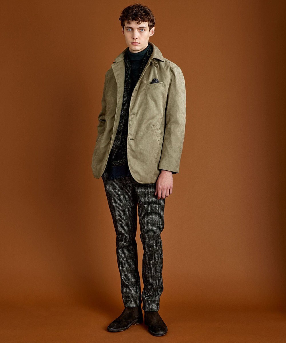 JOSEPH ABBOUD 【ストレッチ】フランネルジャージー パンツ 