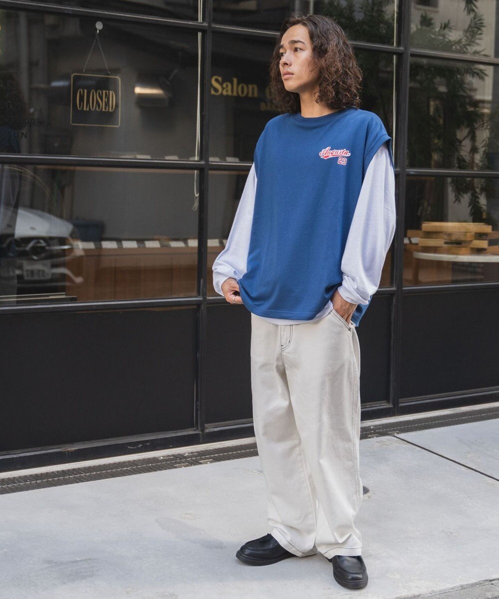 WEGO アンサンブルスウェットベストロンT 