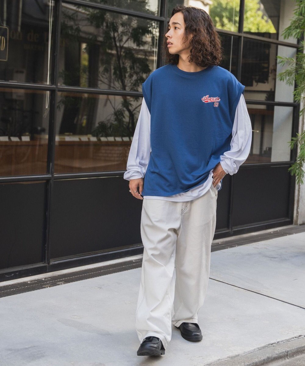 WEGO アンサンブルスウェットベストロンT 