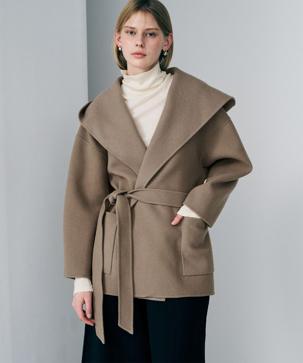 uncrave メルトンリバー フーデットコート 