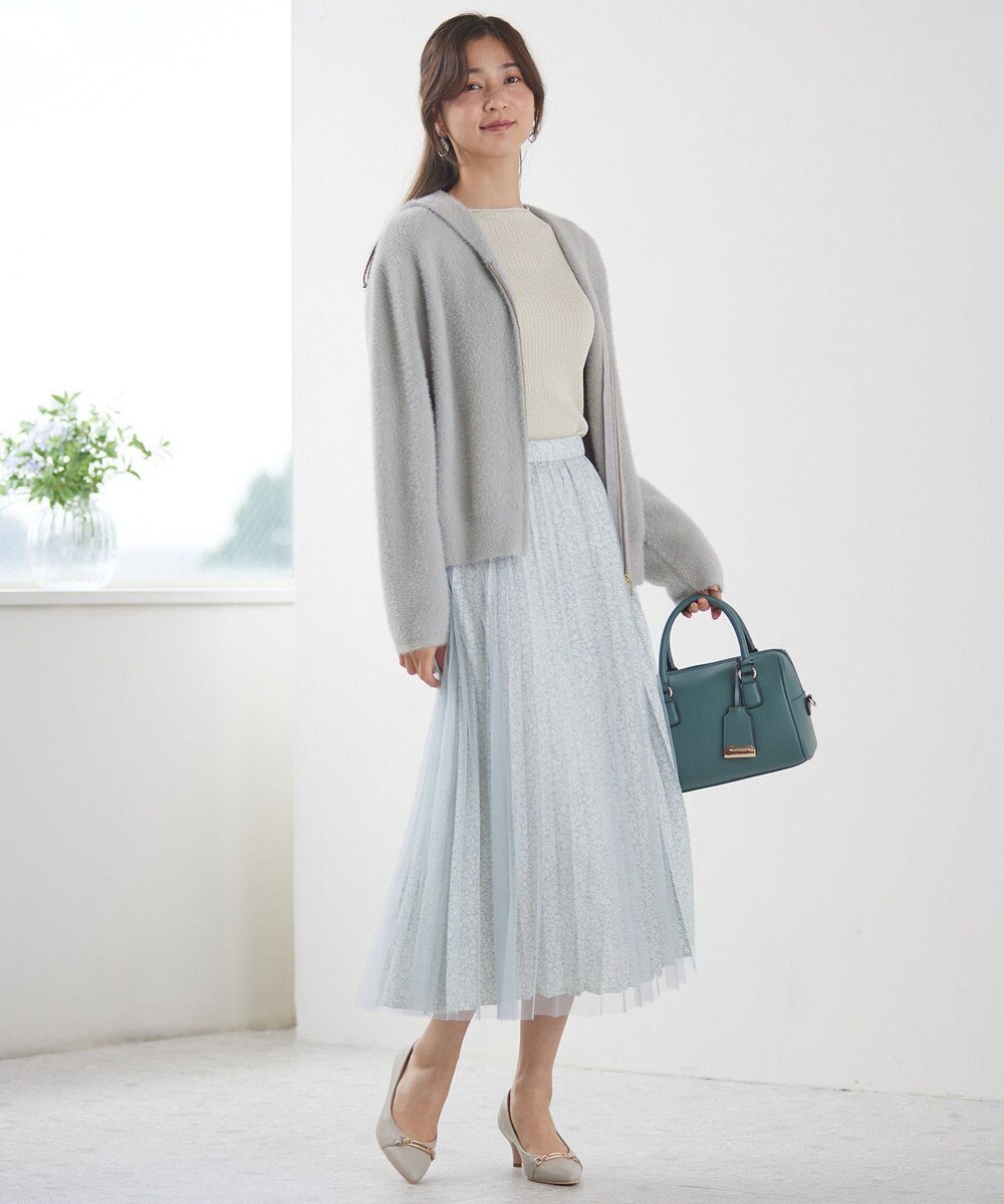 ANY SIS 【洗える】ラメシアーリブ ニット 