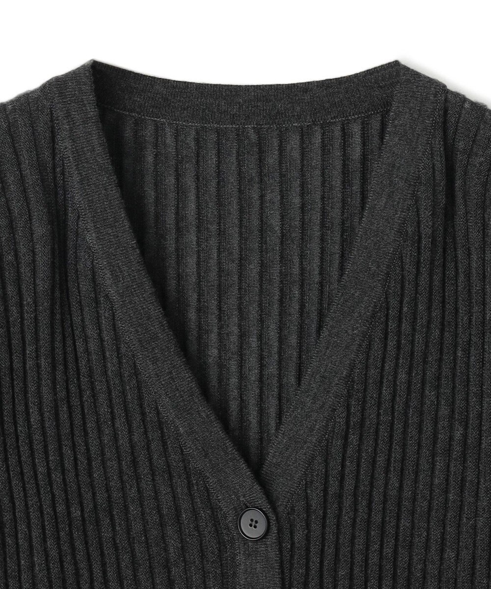 uncrave シアーストライプニット ドルマンカーディガン 