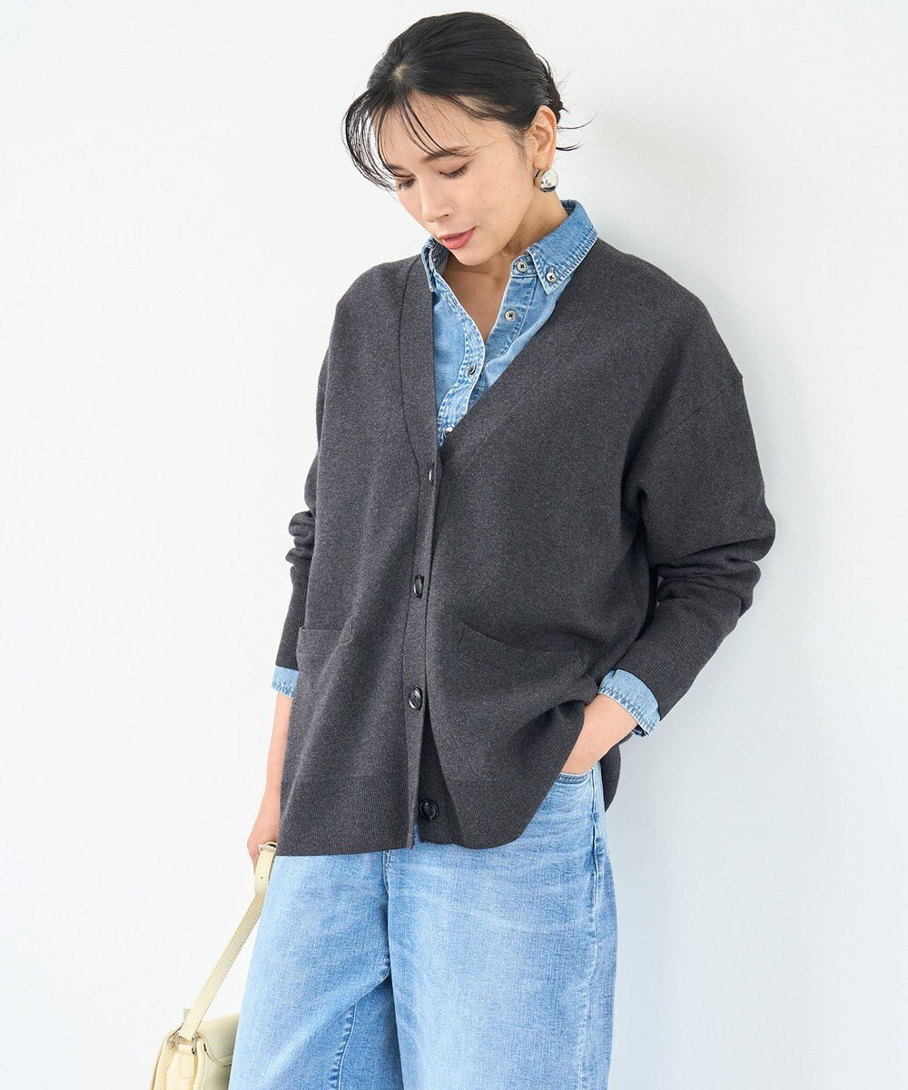 UNFILO 【UNFILO DENIM LIGHT】 クロップドシャツ 