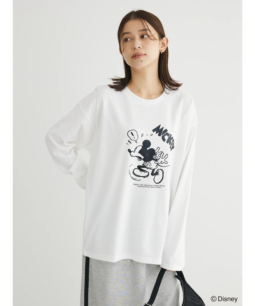 Green Parks Ｄｉｓｎｅｙ／箔プリントロンＴＥＥ Off White