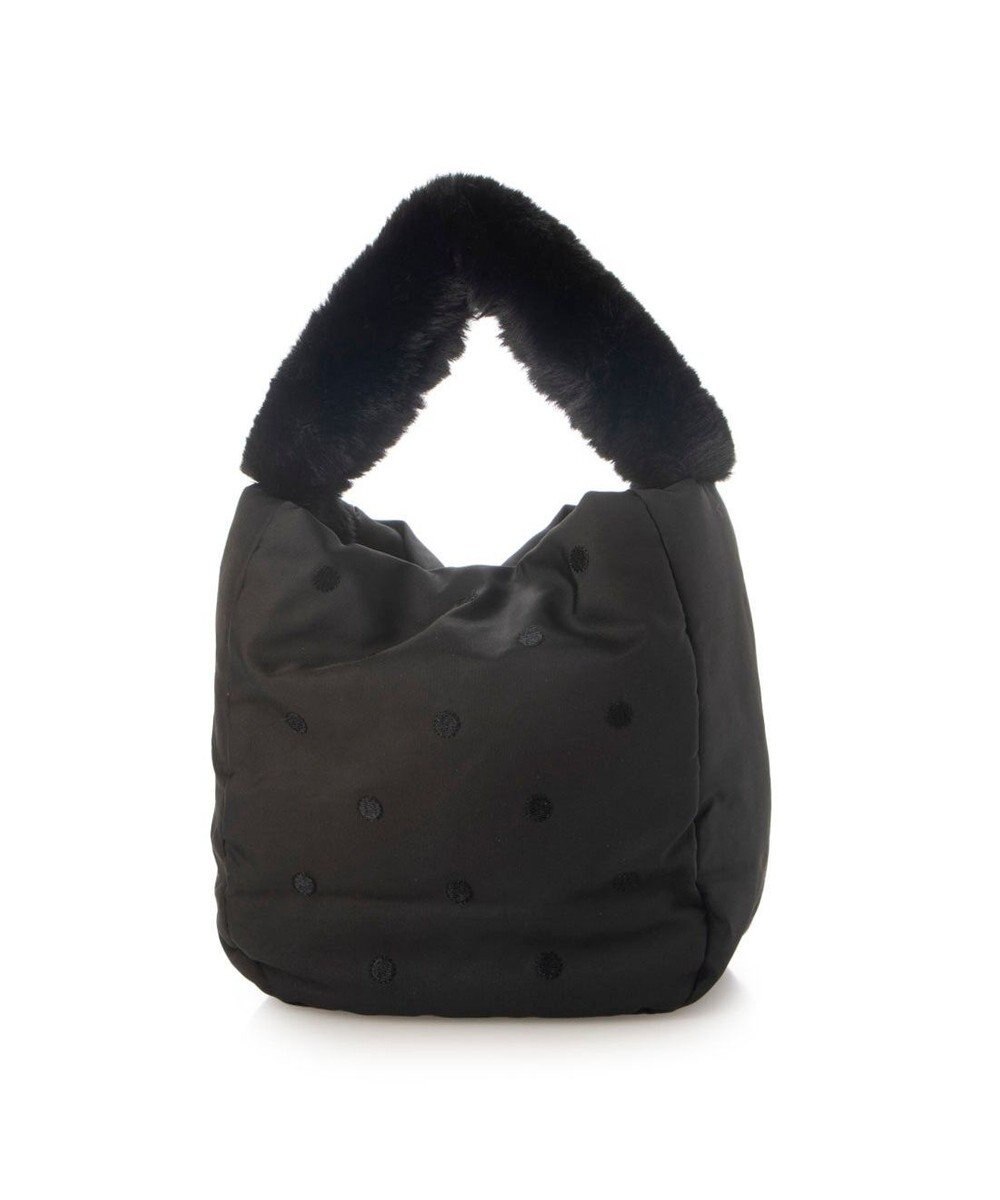 UNBILLION カシュカシュ cachecache / エコファーワンハンドルドット刺繍トート 