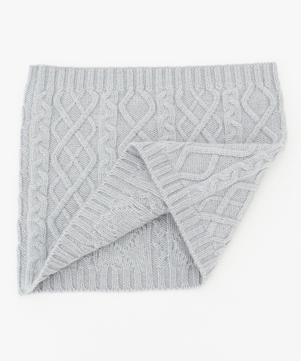 J.PRESS LADIES 【WEB限定・洗える】VICTORIAアランニット ネックウォーマー 