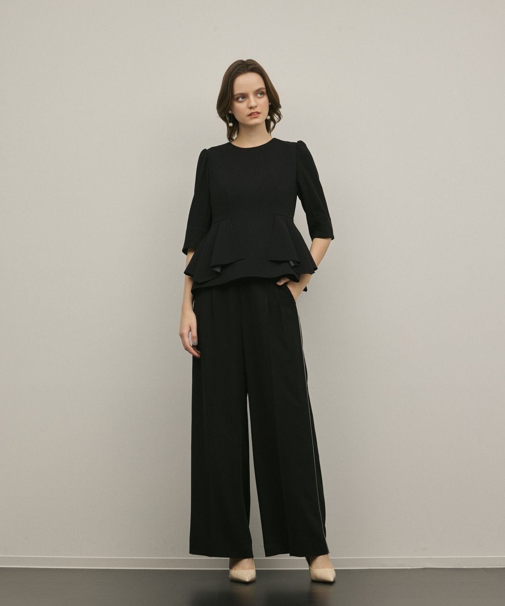 GRACE CONTINENTAL トリアセタックワイドパンツ 