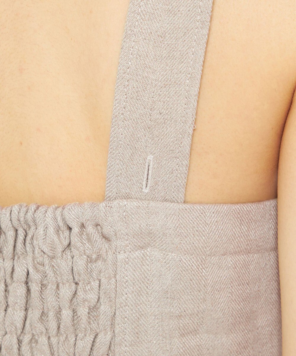 uncrave ヘリンボーン リネン ワンピース（uncrave WHITE） 