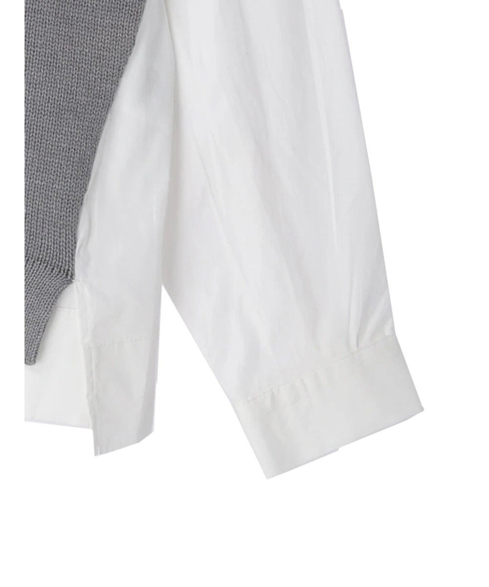 CRAFT STANDARD BOUTIQUE シャツドッキングニットプルオーバー 