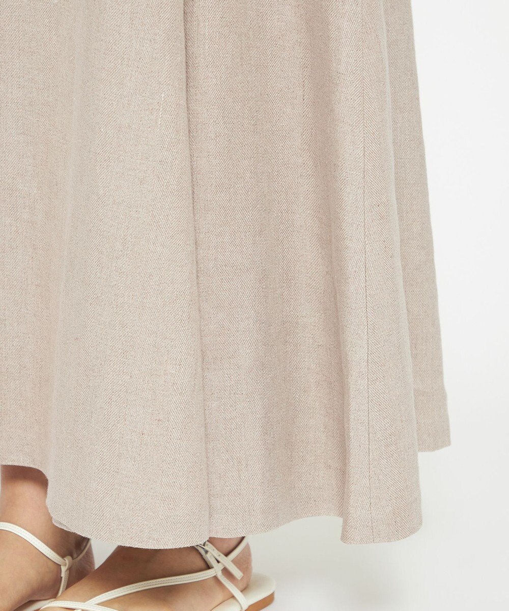 uncrave ヘリンボーン リネン ワンピース（uncrave WHITE） 