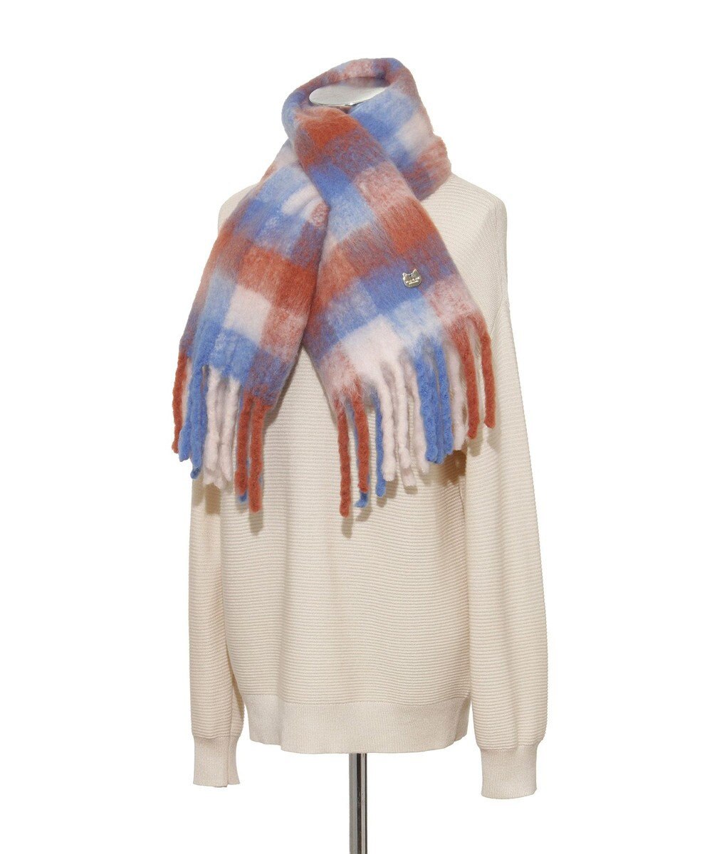 MOONBAT PAUL&JOE ACCESSOIRES(ポール&ジョー) ボリュームマフラー ブロックチェック 