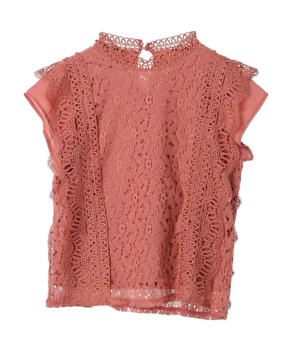 Green Parks ・Ｐｅｔｉｔ　Ｆｌｅｕｒ　フレンチレーシ－ブラウス 