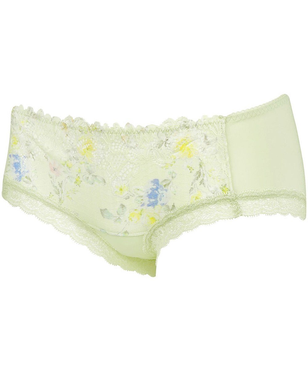 WACOAL ボーイレングス ショーツ 【リボンブラ 脇すっきり】 BRB433とペア はきこみ丈あさめ ナイロンベア天竺素材(バック) レディース PRA633 /ワコール 