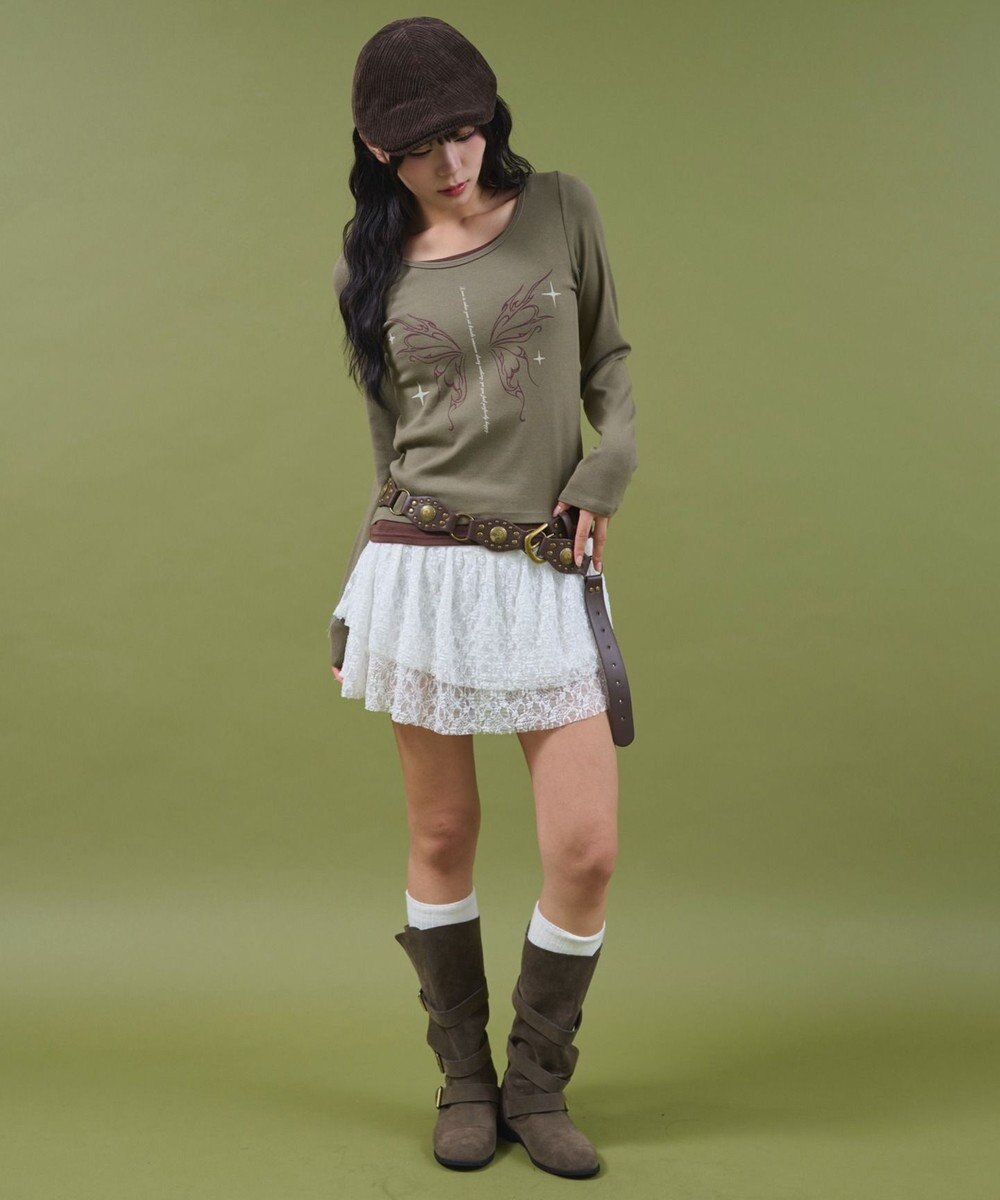 WEGO レイヤードグラフィックTOP 