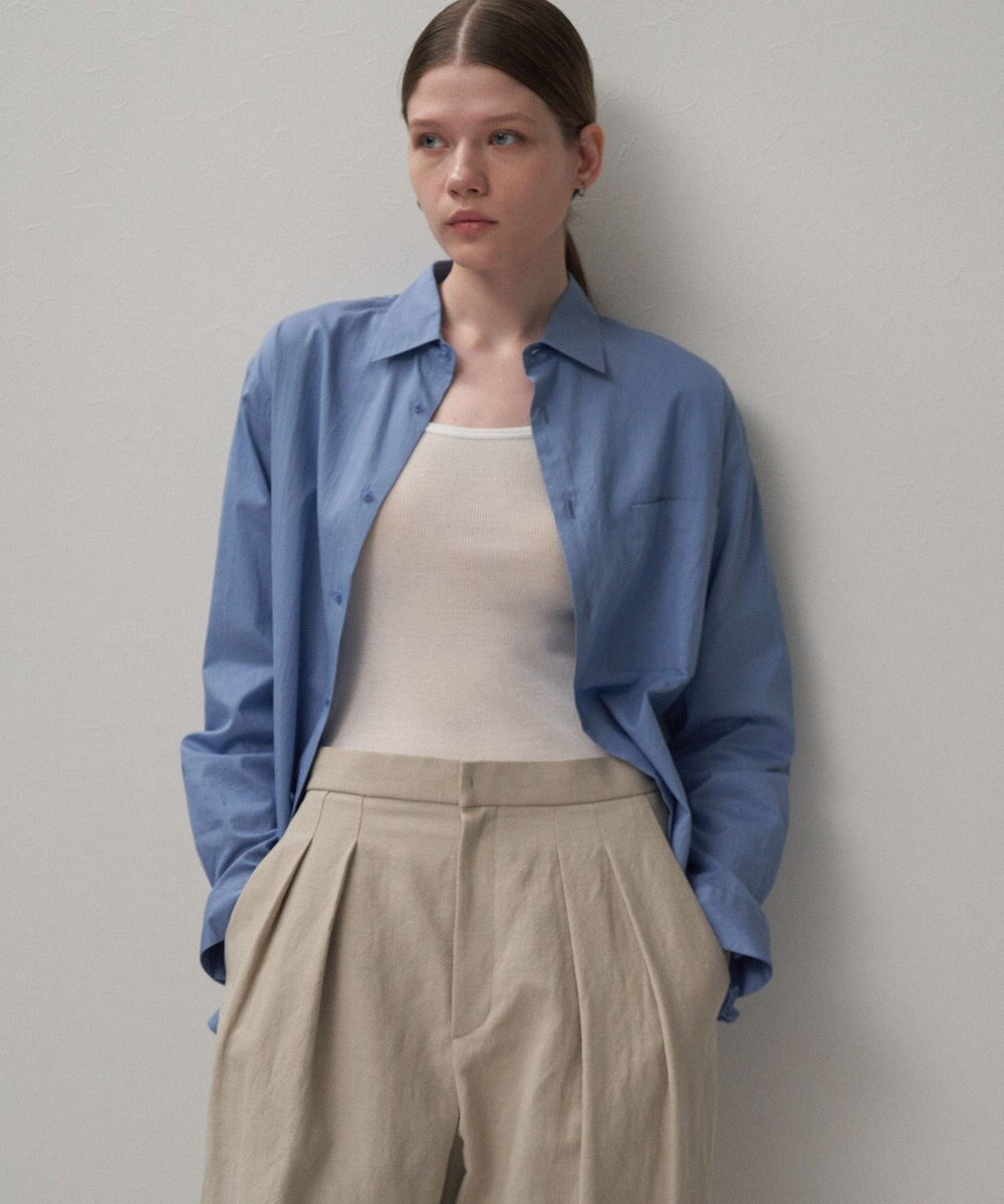 ATON COTTON SILK | スタンダードシャツ 