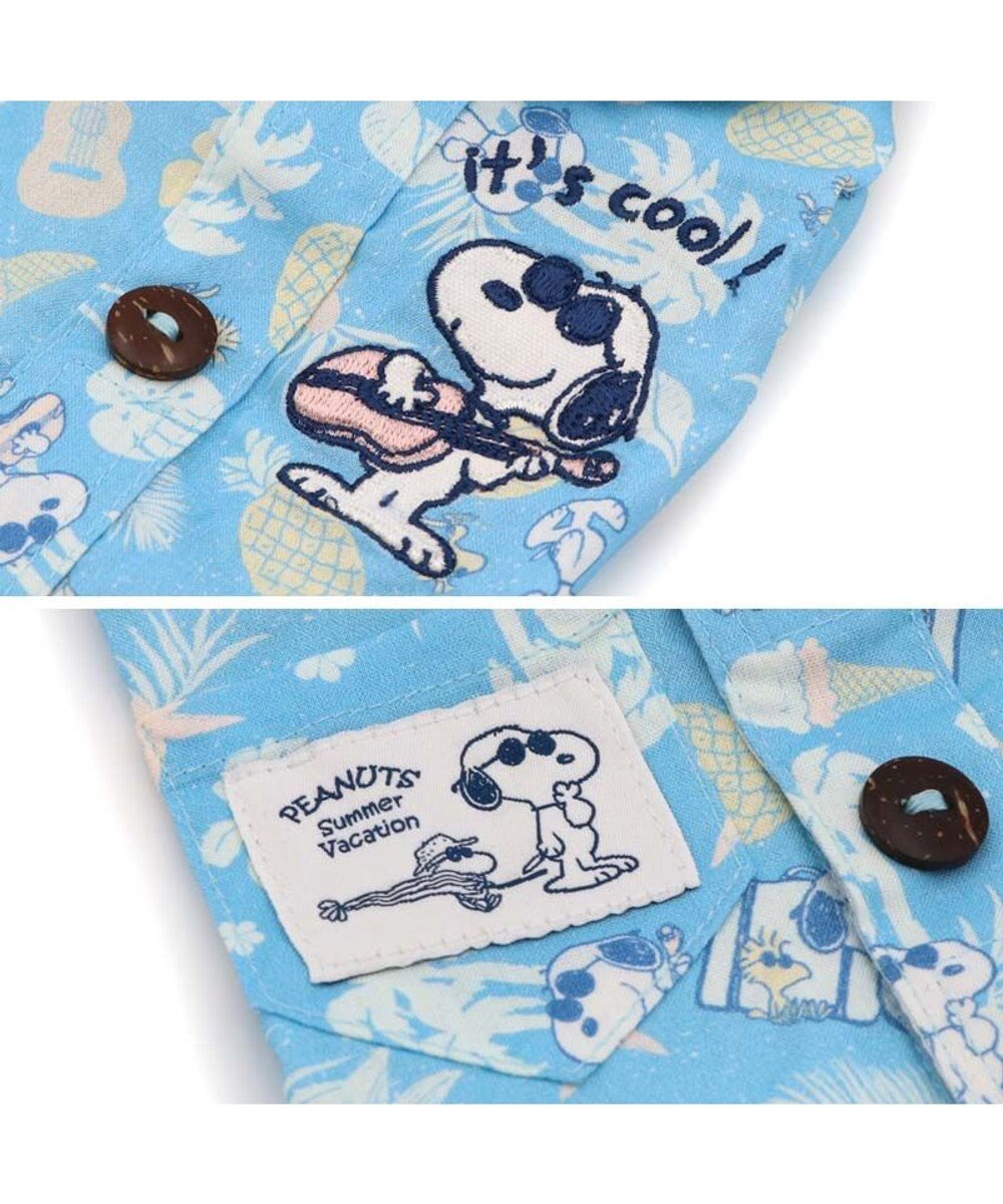 PET PARADISE スヌーピー 接触冷感 背中開き リゾートシャツ 中型犬 