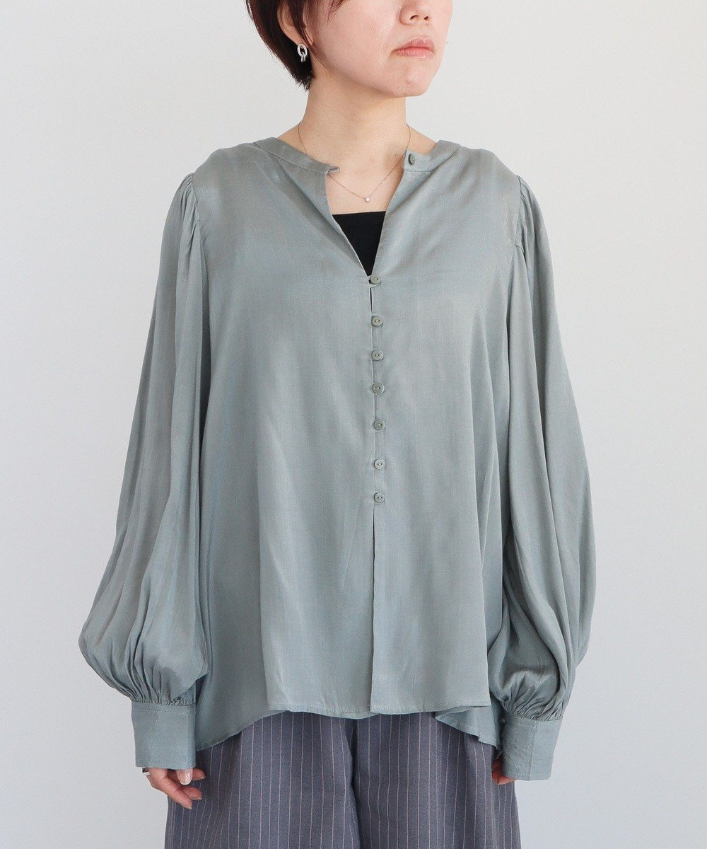 CRAFT STANDARD BOUTIQUE インド製 ボリュームスリーブブラウス 