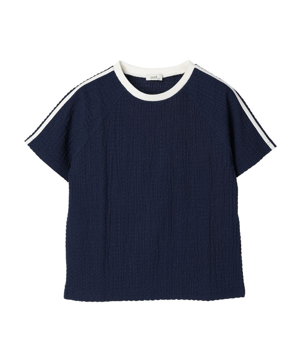 earth music&ecology ラインジャガードプルオーバー 