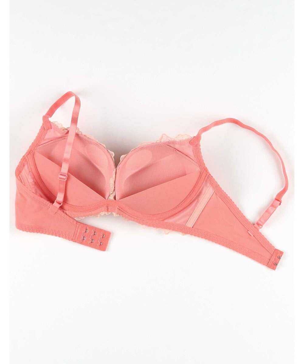 AMPHI ノンワイヤーブラ 脇高設計 ボリュームアップ A～Gカップまで対応 大きいサイズ 【BRAGENIC ブラジェニック 脇高細見えタイプ】 ブラジャー ブラ BMI350 アンフィ／ワコール 