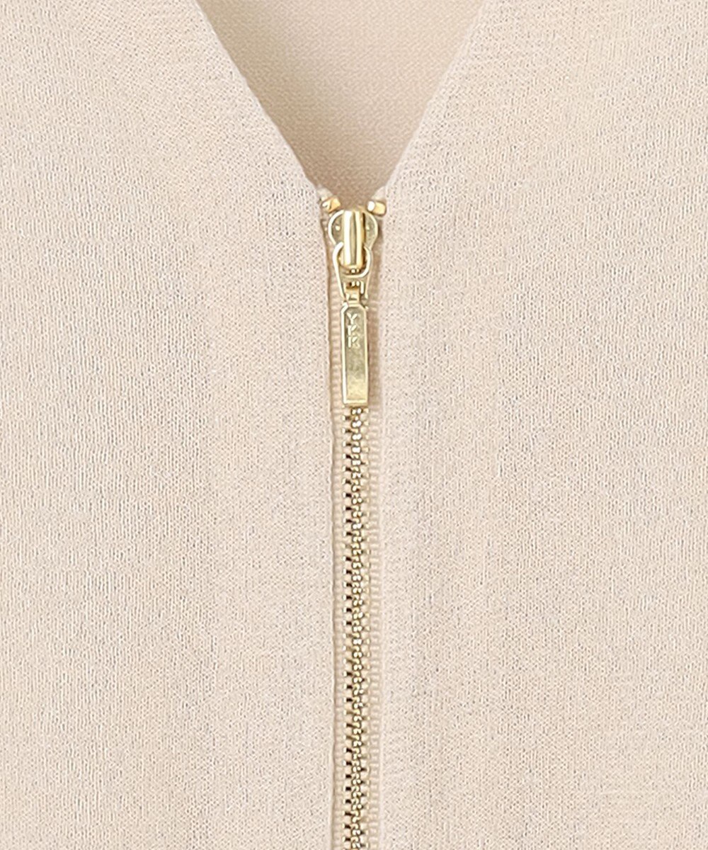 23区 L 【洗える】ライトシアーニット ブルゾン 