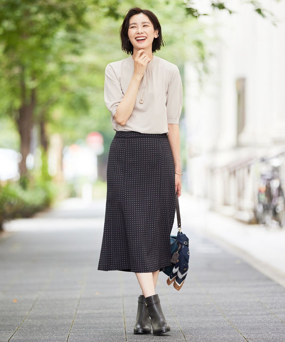 J.PRESS LADIES Vintageプリント スクエア スカーフ 