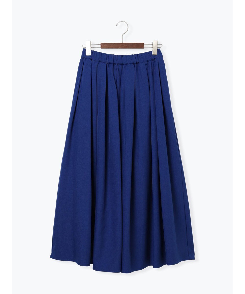 Te chichi フラッフィーツイルタックフレアスカート 