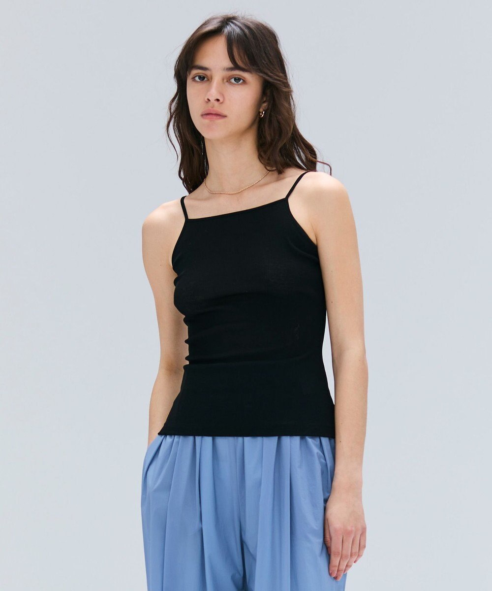 BEIGE， 【洗える・Oggi 10月号掲載】MARINO / コットンリブキャミソール 