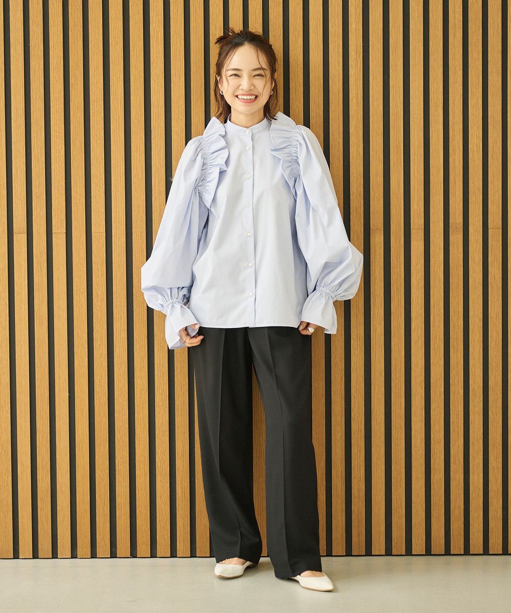 #Newans 2タックセンタープレスパンツ 