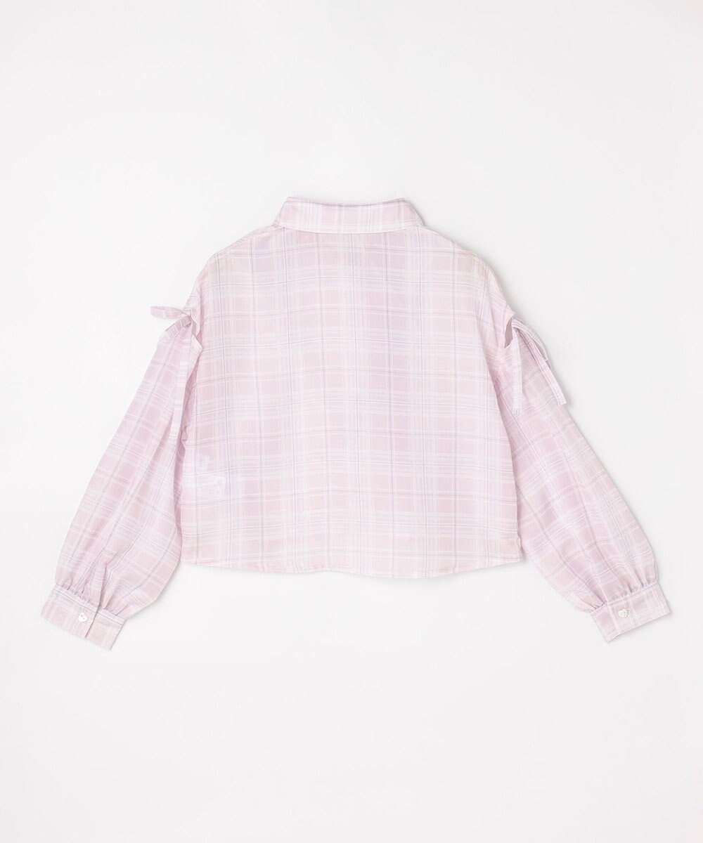 ANY KIDS シアーチェックシャツ 