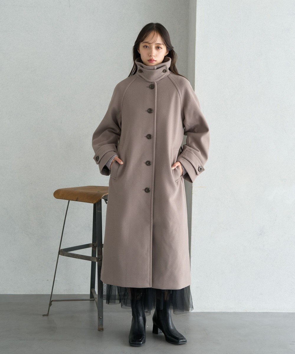 earth music&ecology 2WAYカラーロングコート 