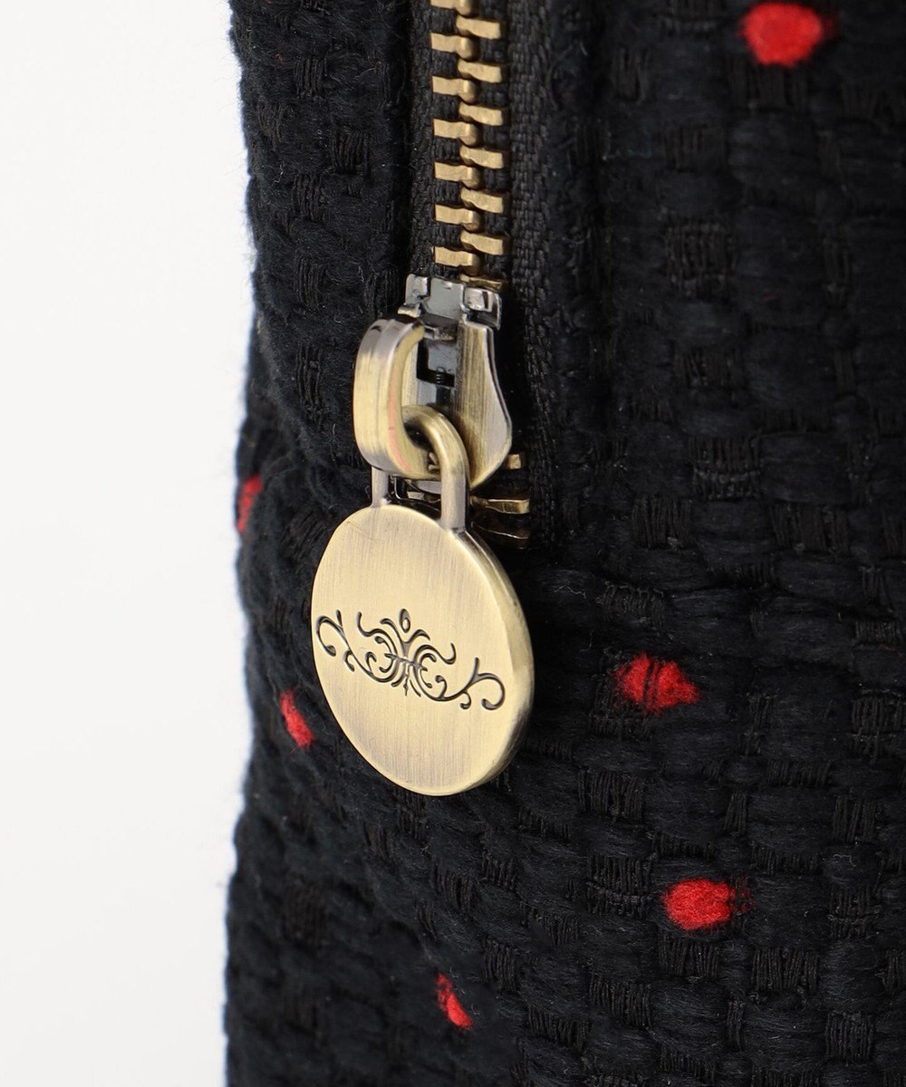 GRACE CONTINENTAL Fabricスクエアポーチ-AW 